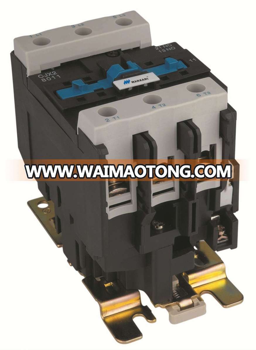 New Type Cjx2 LC1-D 3p 80A AC Electric Contactor From China Supplier