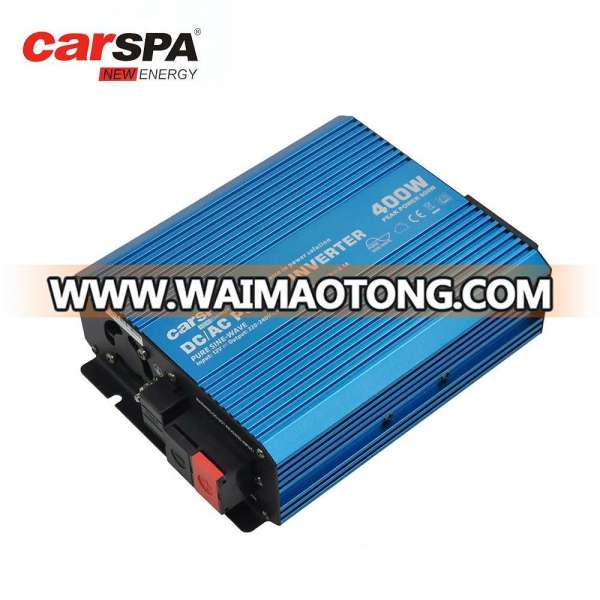 400W 500W 1000W off grid dc 12v 24v to ac 110v 220v 230v 240v pure sine wave car power inverter