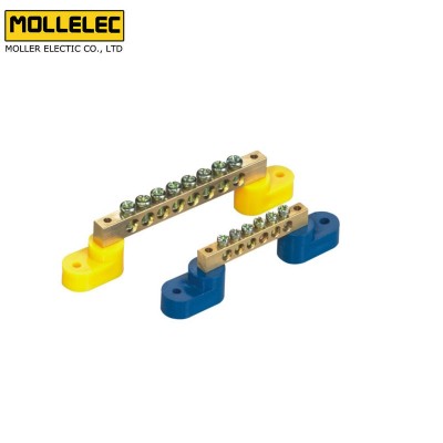 2018 High Quality Earth Terminal Blocks   Fuse Block Brass Terminal Block Earth Bus Bar M8 Connector