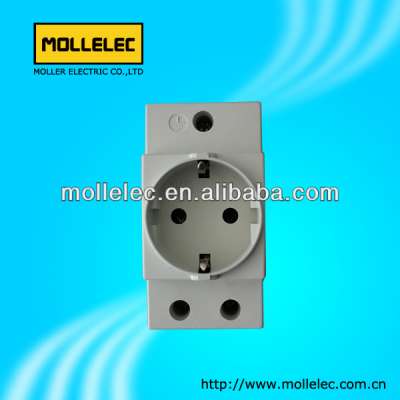 2018 RoHS housing German type Din Rail Socket