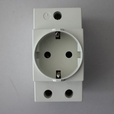 Germany model 2PT DIN Rail Socket